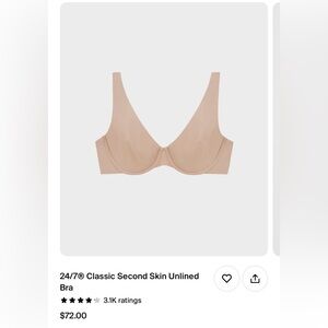 Third Love 24/7 Classic Second Skin Unlined Bra - almost new!